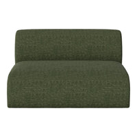 Green striped upholstery sofa with a sleek, modern design and a subtle texture for a contemporary look.