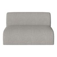 Gray upholstered sofa with a subtle textured pattern, perfect for modern interiors.