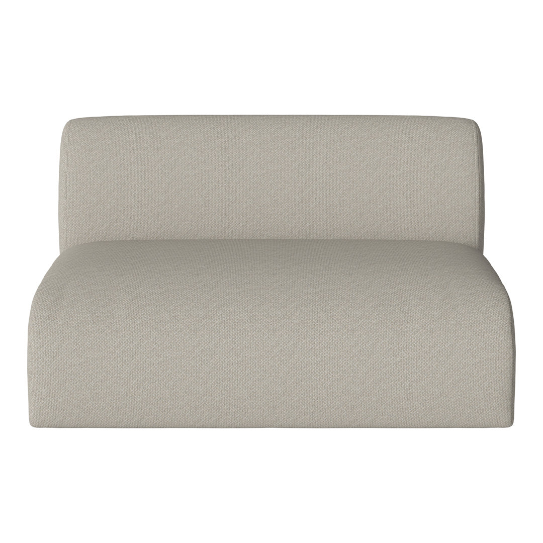 Beige upholstered chair with subtle textured pattern for a modern, neutral look. Perfect for any living space.