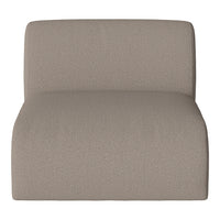 Beige upholstered chair with a subtle textured pattern, adding warmth and sophistication to any space.