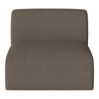 Brown textured lounge chair with a subtle woven pattern for a modern touch. Ideal for cozy spaces.