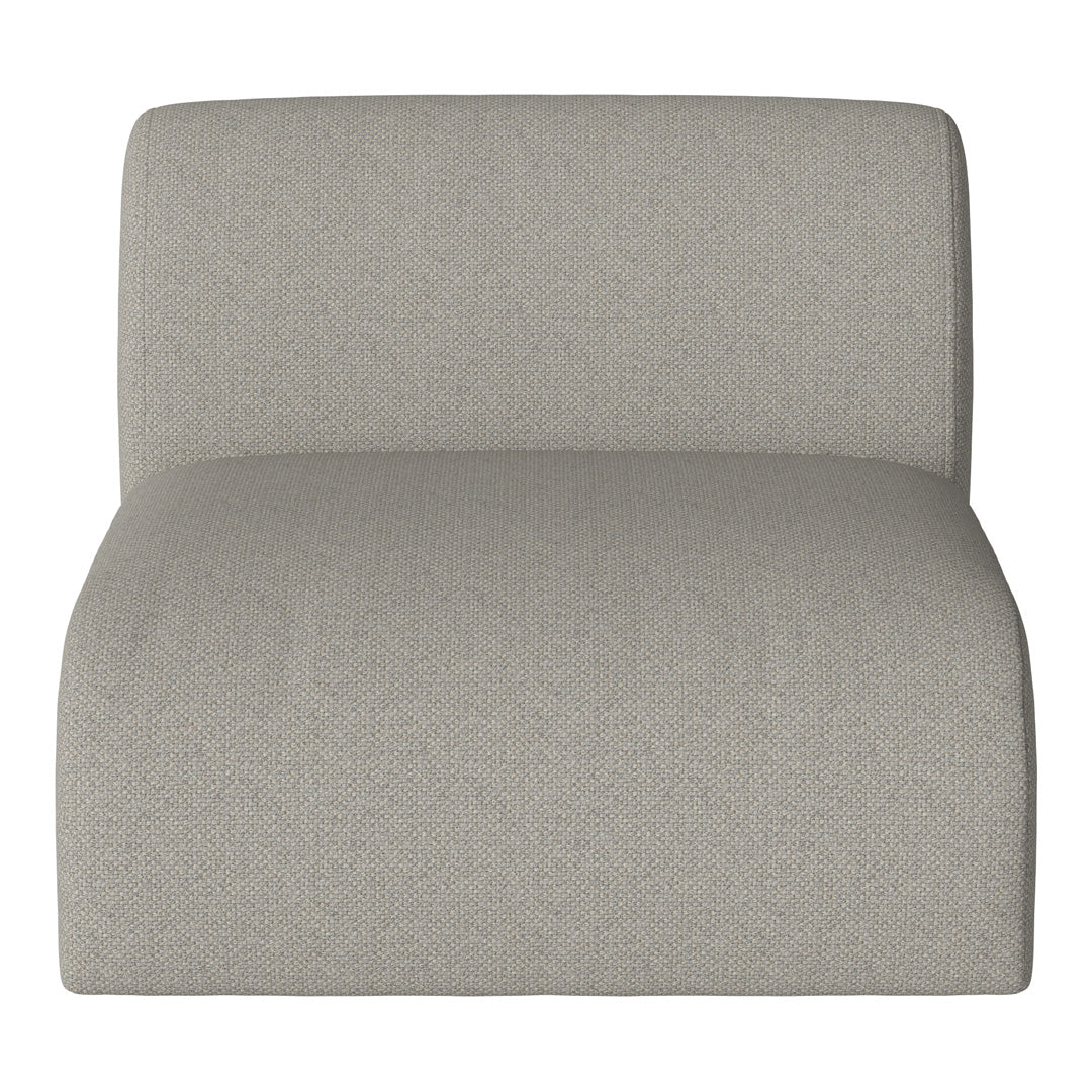 Light gray upholstered chair with subtle textured pattern, ideal for modern and minimalist interiors.