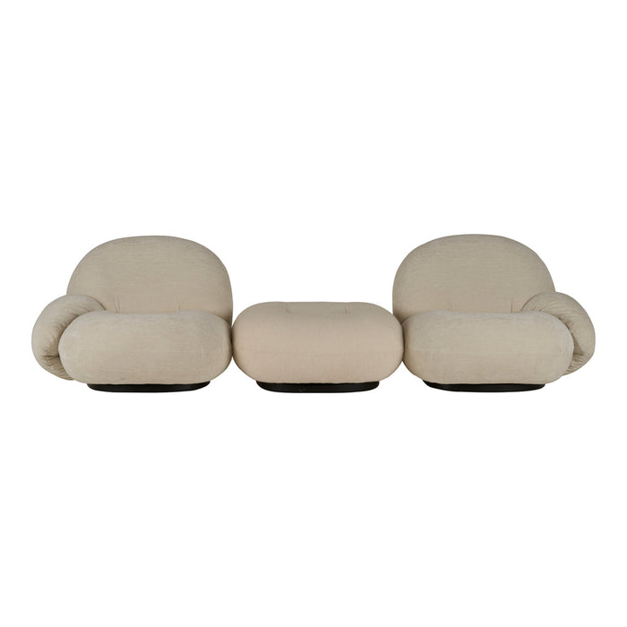 Pacha Sofa w/ Armrests + Ottoman Set