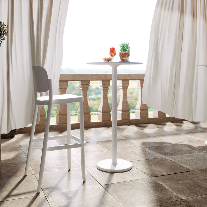 Piazza Outdoor Bar Stool - Stackable
