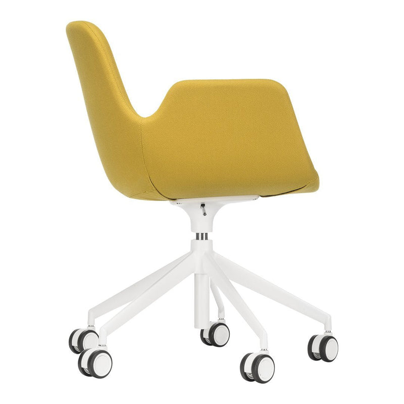 Pass Office Chair, Adjustable 5-Star Base w/ Casters - Upholstered