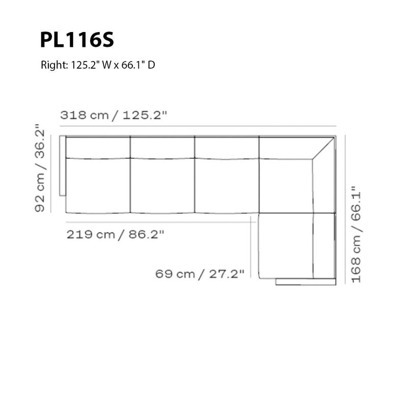 Lissoni Sofa - 5-Seater w/ Corner