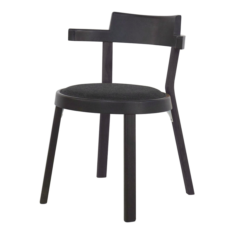 Pagoda Side Chair - Seat Upholstered - Wood Leg