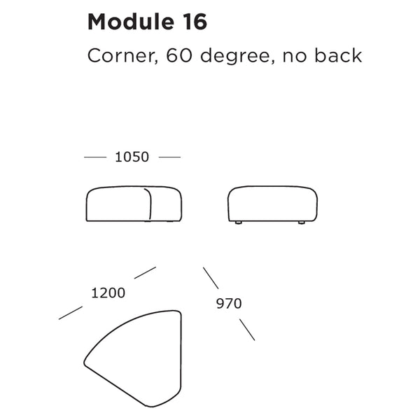 Panorama Lounge Modular Sofa (Modules 16-20)