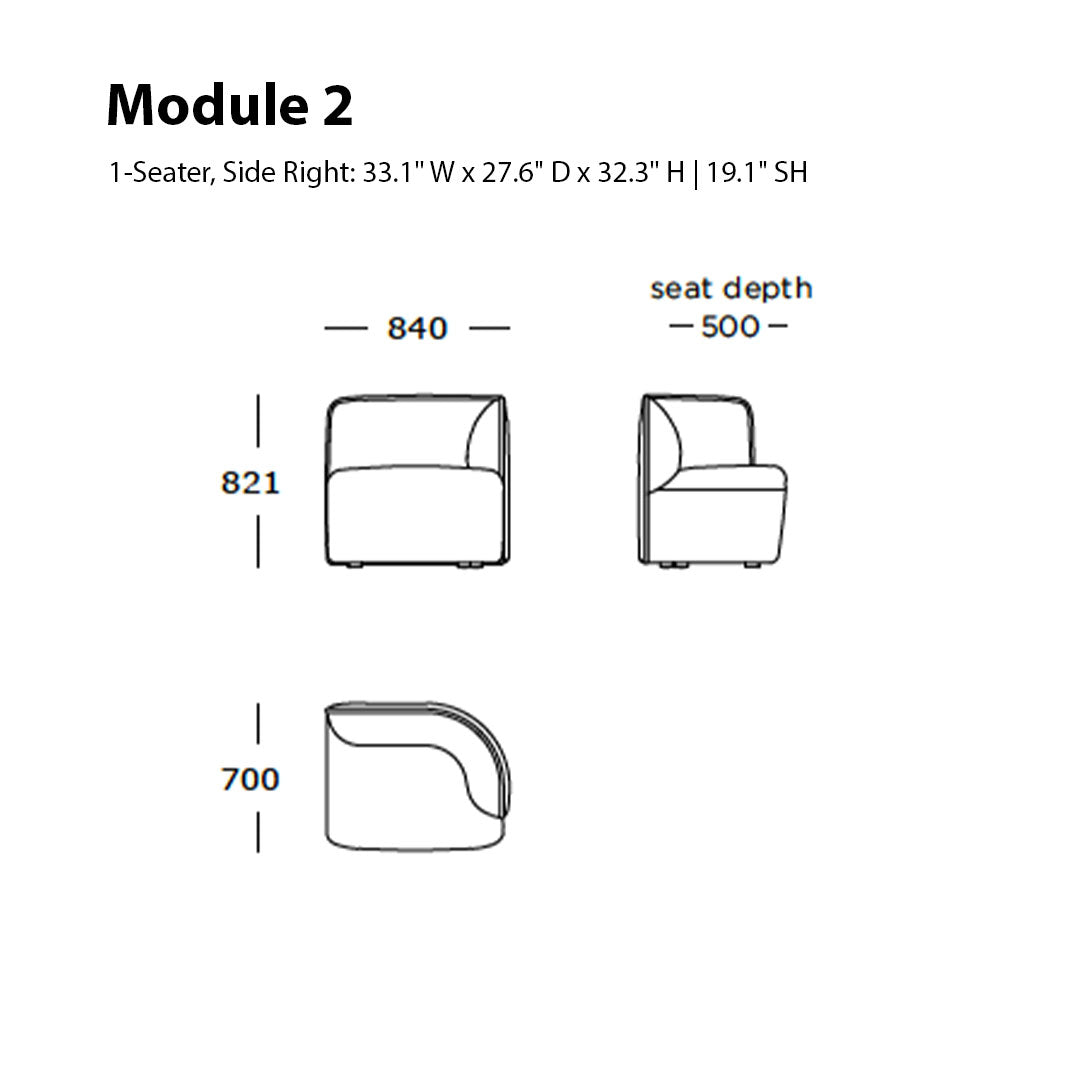 "Modern one-seater chair in sleek lines, featuring a minimalist design with a neutral color palette."