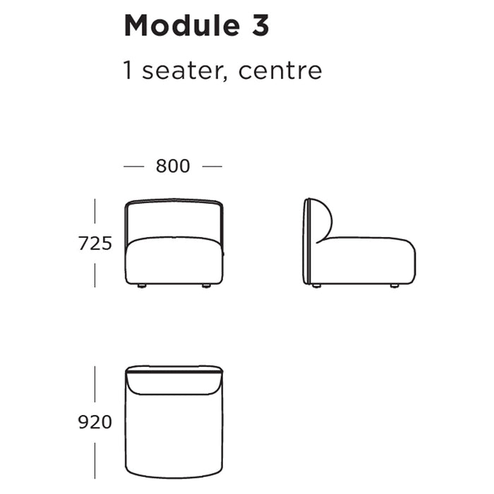 Panorama Lounge Modular Sofa (Modules 1-8)
