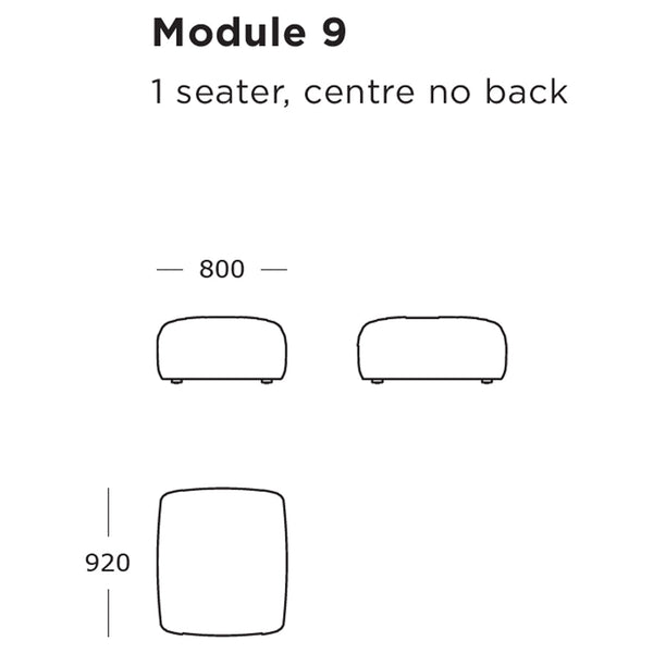 Panorama Lounge Modular Sofa (Modules 9-13)
