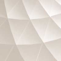 Light beige textured surface featuring a geometric triangular pattern in soft, muted tones.