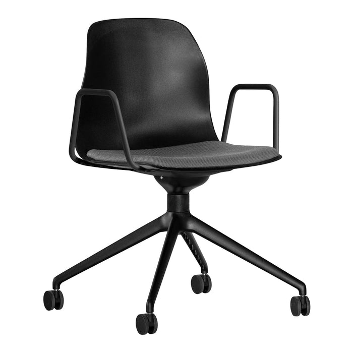 Pelican 03 Arm Chair - 4 Star Swivel Base w/ Casters - Height Adjustable - Seat Upholstered