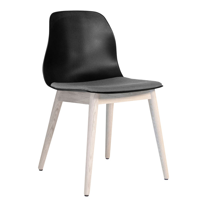 Pelican 08 Dining Chair - 4 Leg, White Oak - Seat Upholstered