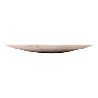 Light beige serving bowl with subtle marbled texture and smooth, contemporary design. Perfect for elegant dining.
