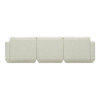 Gray textured three-panel design with a subtle pattern, ideal for modern decor.