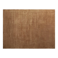 Solid brown area rug with a soft texture, adding warmth and elegance to any space. Perfect for modern or rustic decor.