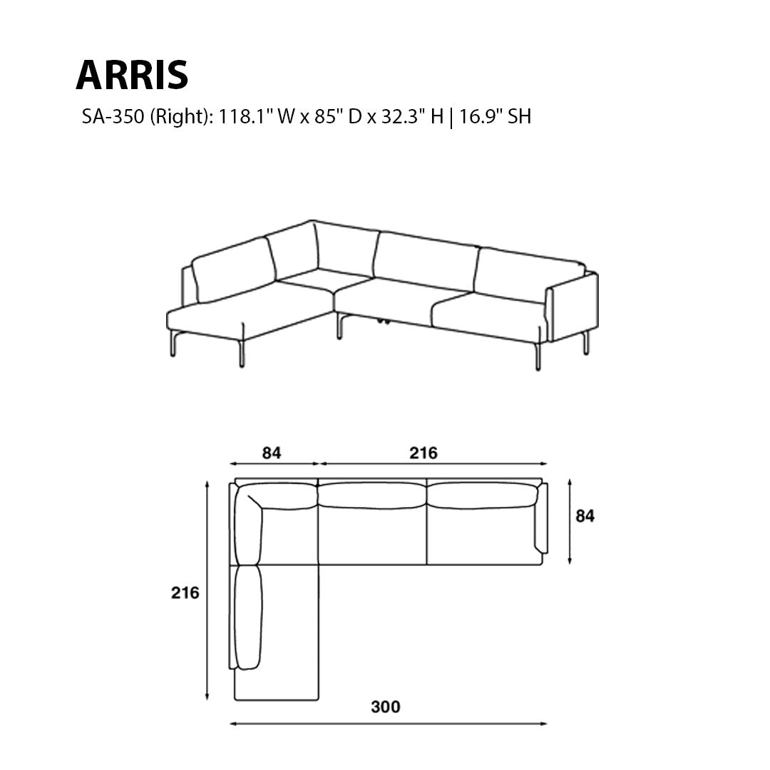 Gray sectional sofa with clean lines and sleek design, featuring a minimalist, modern aesthetic. Perfect for any decor.