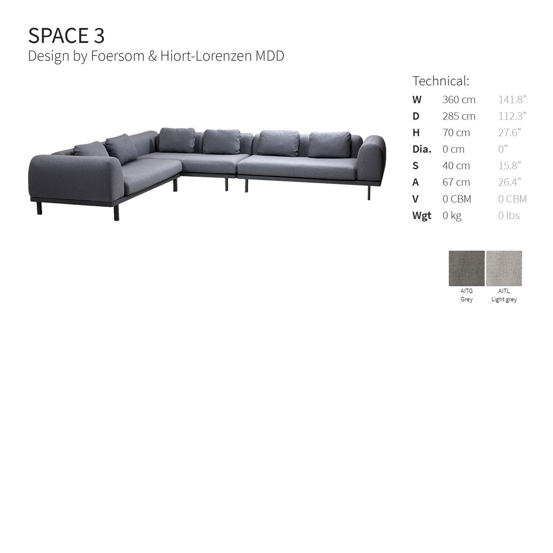 Stylish gray sectional sofa with a modern design, featuring a sleek, textured fabric. Perfect for contemporary living spaces.