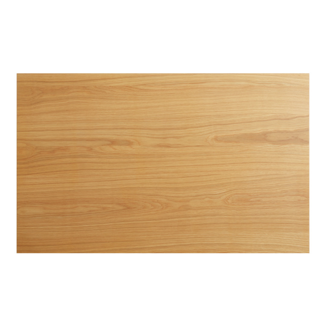 Smooth light wood surface in a natural finish, featuring subtle grain patterns and warm, neutral tones.