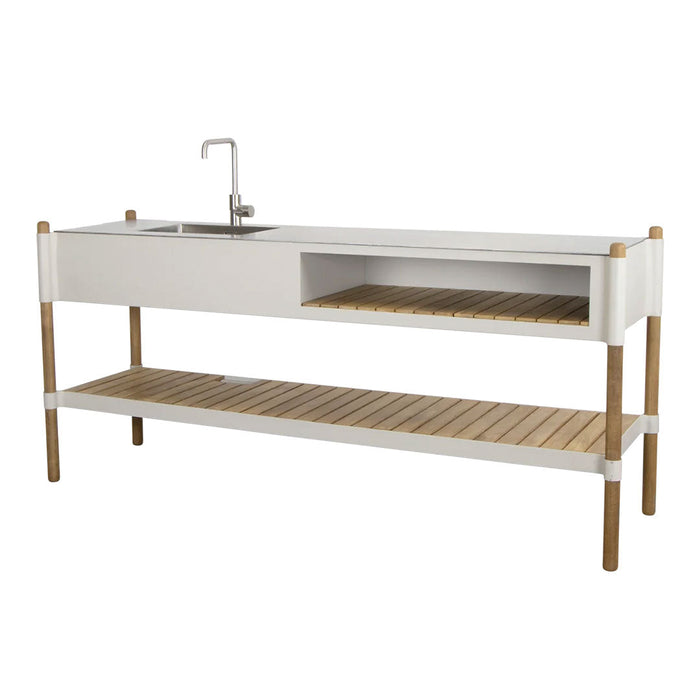 Sticks Outdoor Kitchen Module w/ Steel Sink & Countertop