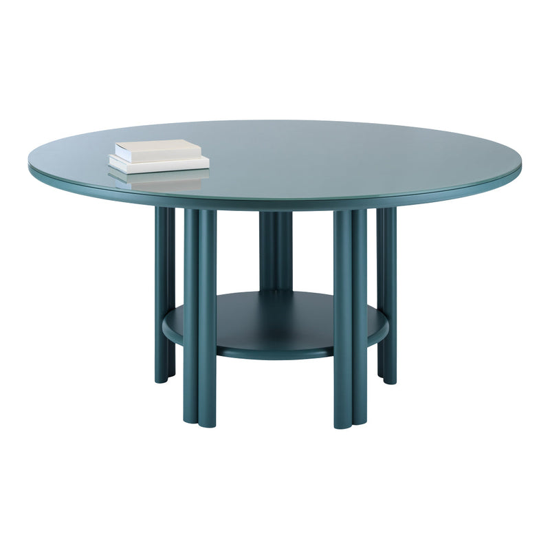 Anam Dining Table - Lacquered Top - Round