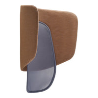 Brown and gray abstract wall decor featuring smooth and textured surfaces, perfect for modern interiors.