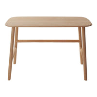 Natural wood finish with a smooth, light beige surface and sleek, minimalist design. Ideal for any modern space.