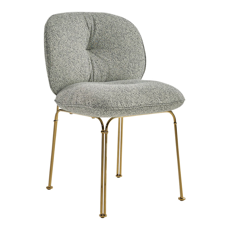 Mullit Dining Chair - Gold Metal Frame