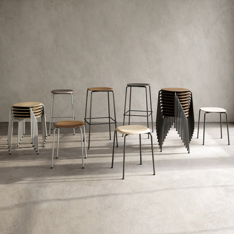 Scope Stool - Seat Upholstered - Stackable