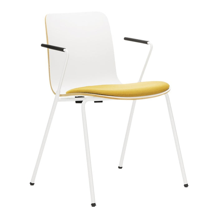 Sola Armchair - 4 Leg Base - Seat Upholstered