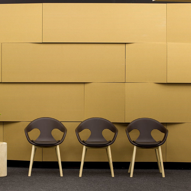 Sunny Armchair - Wood Legs - Seat Upholstered