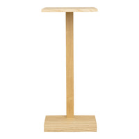 Light wood console table with a simple, minimalist design and natural finish. Perfect for modern decor.