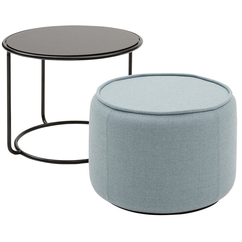 Tom Pouf & Side Table