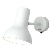 White modern wall lamp with a sleek, minimalist design and a smooth finish. Ideal for contemporary decor.