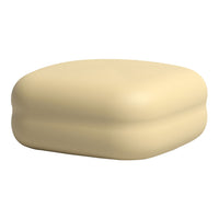 Smooth, rounded soap bar in a soft cream color with a matte finish. Ideal for minimalist aesthetic.