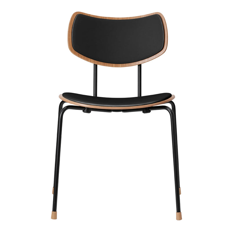VLA26P Vega Side Chair - Front Upholstered - Stackable