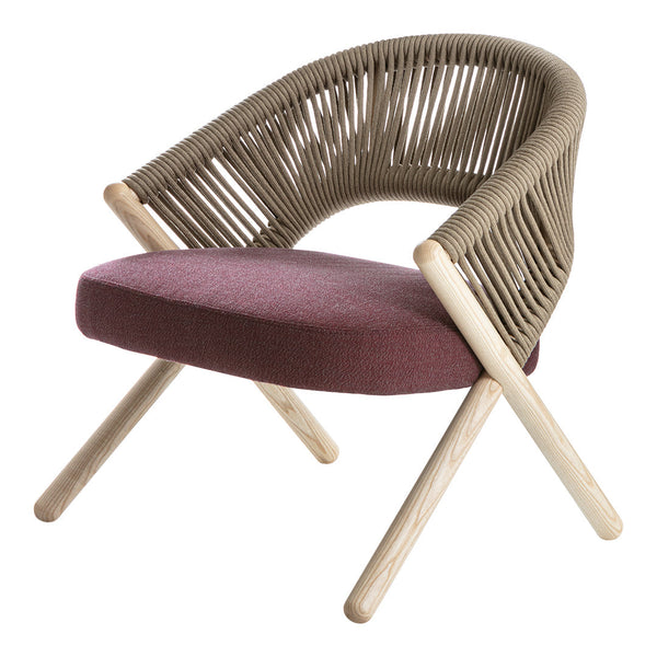 Sisters 04/C Lounge Armchair - Nautical Rope Back