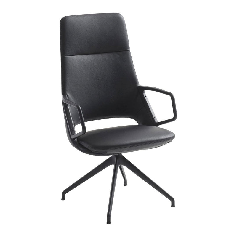 Zuma High Back - 4 Legged, Swivel w/ Return
