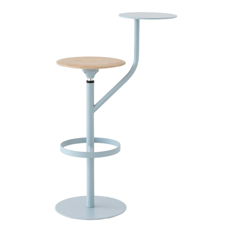 Aaron Swivel Bar Stool w/ Footrest