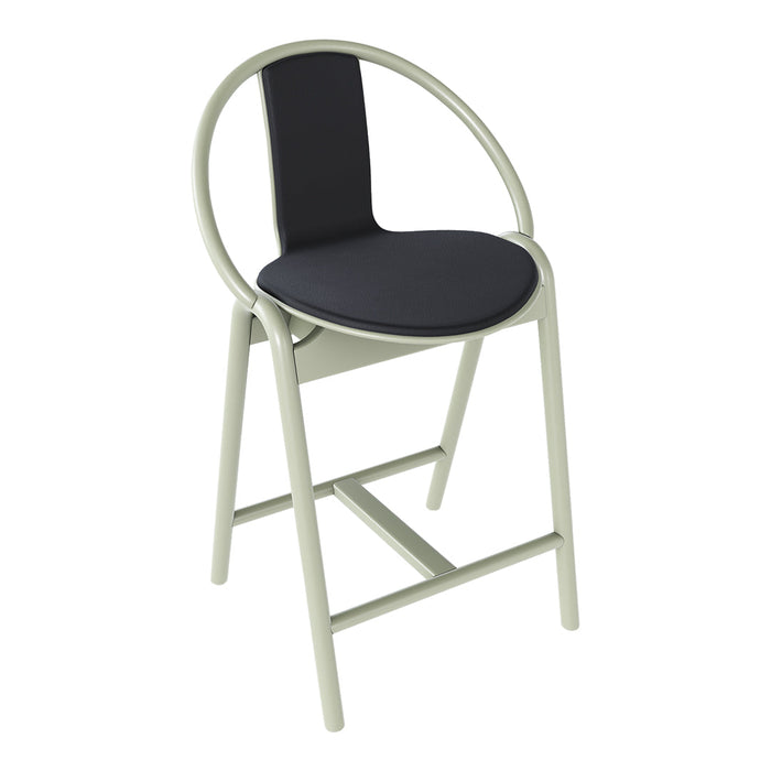 Again Counter Stool - Upholstered - Beech Pigment Frame