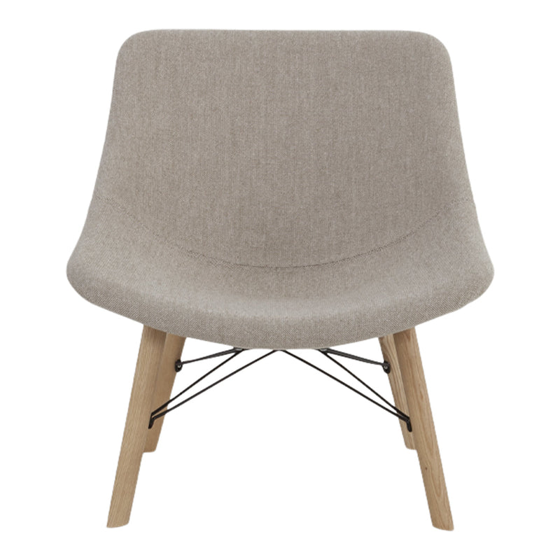 Auki Lounge Chair - Wooden Base