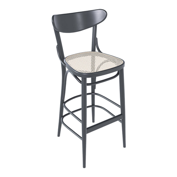 Banana Barstool - Cane Seat