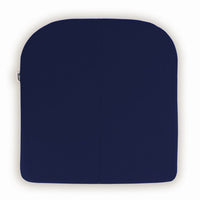 Navy blue laptop sleeve with a smooth, solid color design, no patterns or textures.
