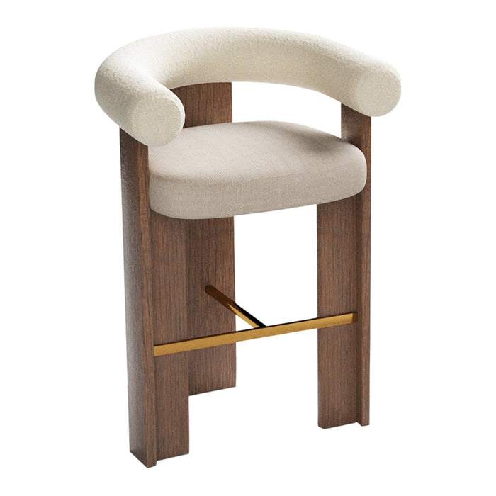 Cassette Bar Chair - Wood Legs