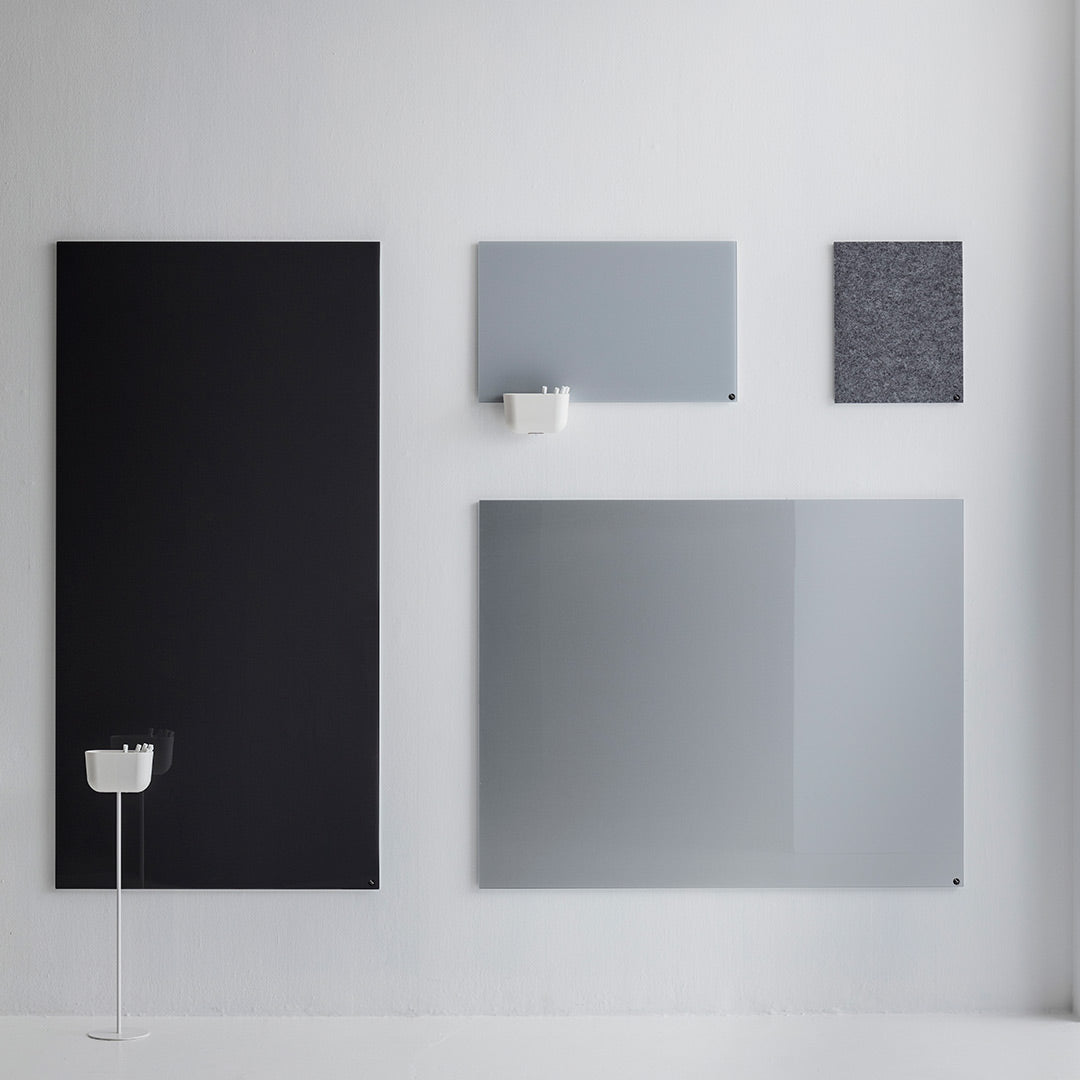 Modern wall art featuring black, gray, and textured patterns for stylish home decor.
