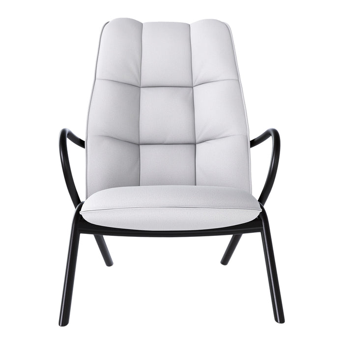 Cissy High-Back Lounge Chair - Beech Frame