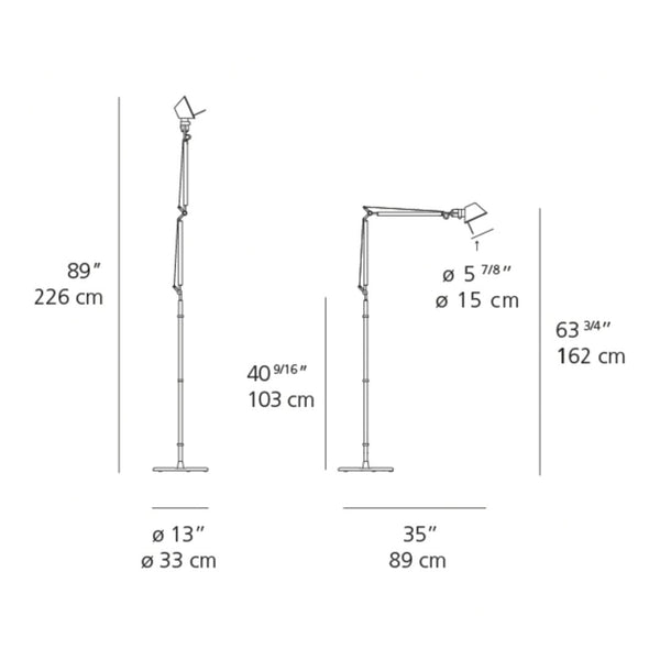 Tolomeo Classic LED Floor Lamp