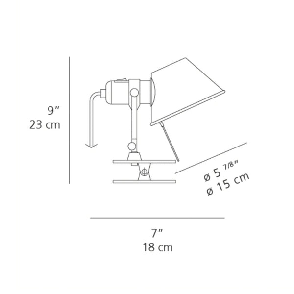 Tolomeo Classic LED Clip Spot Light