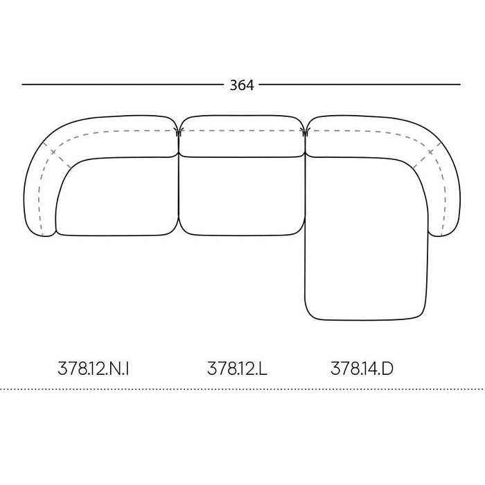 Vesta Pre-configured Sofa - Setup 2
